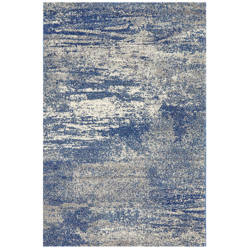 Serap Grey & Blue Dunescape Contemporary Rug, Rugs, Ozark Home 