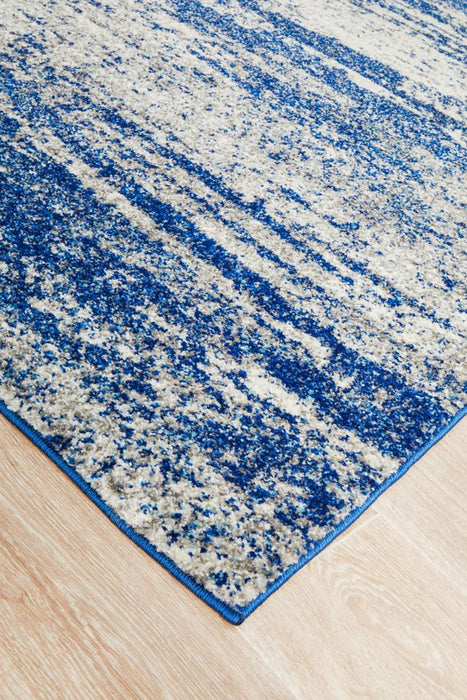 Serap Grey & Blue Dunescape Contemporary Rug, Rugs, Ozark Home 