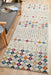 Serap Multicoloured Tribal Morrocan Contemporary Runner Rug, Rugs, Ozark Home 