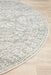 Serap Silver Round Transitional Medallion Contemporary Rug, Rugs, Ozark Home 