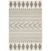 Serap Grey Combined Tribal Pattern Contemporary Rug, Rugs, Ozark Home 