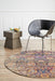 Serap Multicoloured Round Transitional Contemporary Rug, Rugs, Ozark Home 