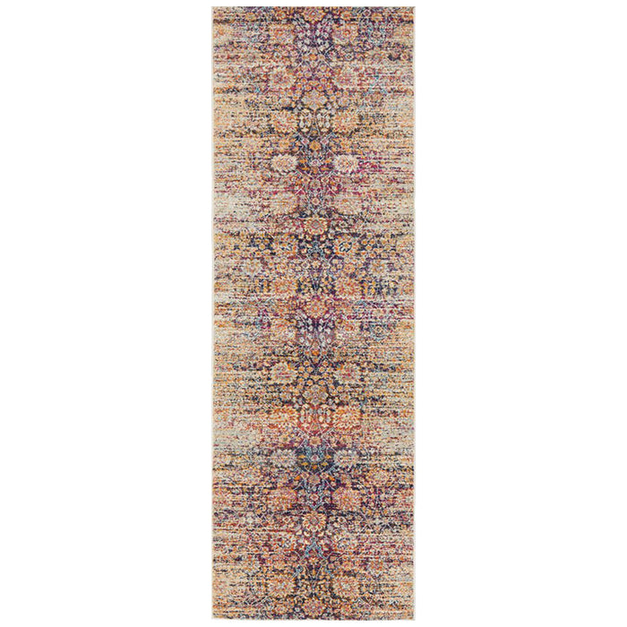 Serap Multicoloured Transitional Contemporary Runner Rug, Rugs, Ozark Home 