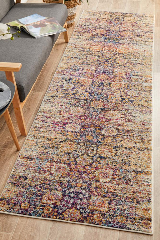 Serap Multicoloured Transitional Contemporary Runner Rug, Rugs, Ozark Home 