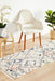 Mersin White Morroccan Diamond Contemporary Runner Rug, Rugs, Ozark Home 