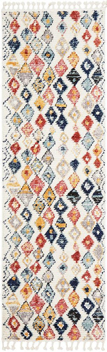 Mersin Multicoloured Bohemian Diamond Contemporary Rug, Rugs, Ozark Home 