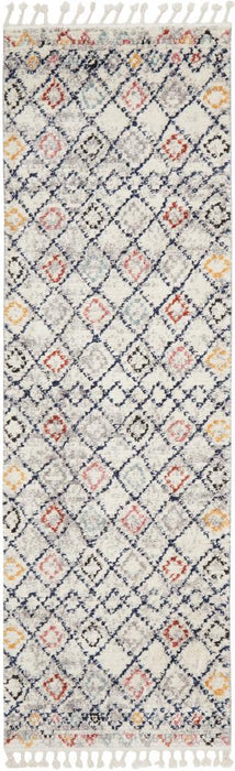 Mersin Multicoloured Morroccan Geometric Diamond Contemporary Rug, Rugs, Ozark Home 