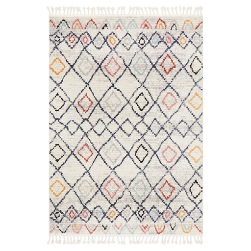 Mersin Multicoloured Morroccan Geometric Diamond Contemporary Rug, Rugs, Ozark Home 