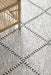 Meerut Grey, Black & White Lattice Pattern Wool Contemporary Rug, Rugs, Ozark Home 