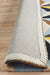 Manisa Blue Geometric Prism Wool Contemporary Rug, Rugs, Ozark Home 