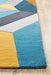 Manisa Safari Jagged Geometric Glass Wool Contemporary Rug, Rugs, Ozark Home 