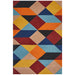 Manisa Sunset Geometric Chevron Wool Contemporary Rug, Rugs, Ozark Home 