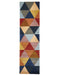 Manisa Multicoloured Geometric Triangle Wool Contemporary Rug, Rugs, Ozark Home 