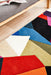 Manisa Crayon Jagged Geometric Diamond Wool Contemporary Runner Rug, Rugs, Ozark Home 