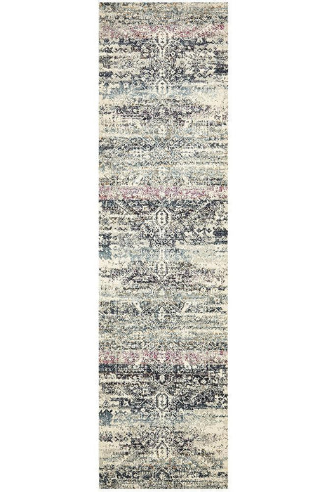 Matai Blue Transitional Aztec Mandala Contemporary Rug, Rugs, Ozark Home 