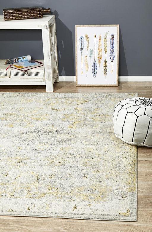 Matai Silver Transitional Floral Medallion Contemporary Rug, Rugs, Ozark Home 