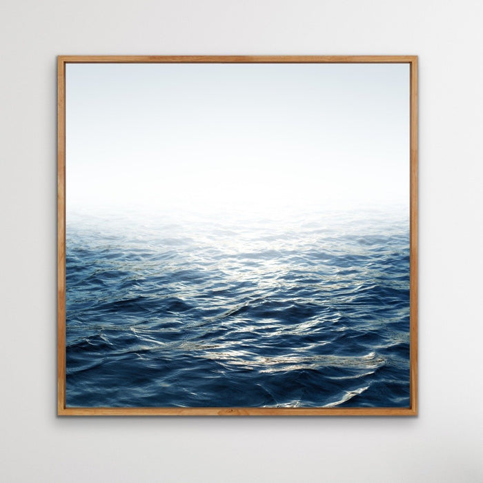 Moonlit Ocean - Hamptons Water Coastal Print on Canvas