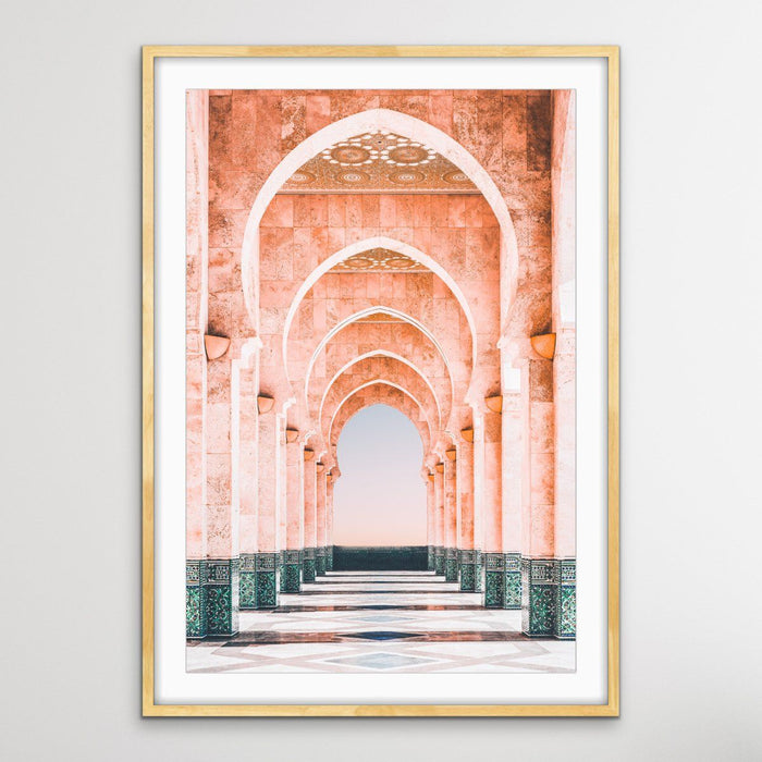 Moroccan - Boho Styled Photographic Print of Moroccan Archways Canvas or Art Print, Wall Art, Ozark Home 