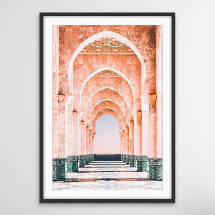 Moroccan - Boho Styled Photographic Print of Moroccan Archways Canvas or Art Print, Wall Art, Ozark Home 