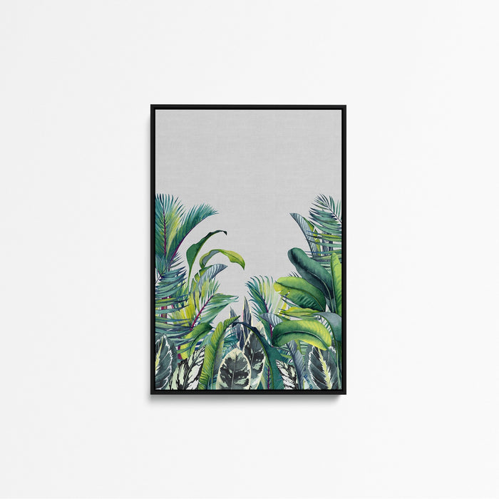 My Tropical View - Jungle Garden Print with Plants Canvas and Art Print