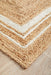 Nadora Natural & White Border Handbraided Jute Runner Rug, Rugs, Ozark Home 