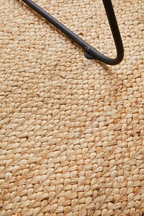 Nadora Natural & White Border Handbraided Jute Rug, Rugs, Ozark Home 