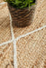 Nadora Natural & White Chevron Handbraided Jute Runner Rug, Rugs, Ozark Home 