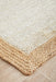 Nadora White & Natural Border Handbraided Jute Runner Rug, Rugs, Ozark Home 