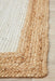 Nadora White & Natural Border Handbraided Jute Rug, Rugs, Ozark Home 