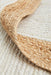 Nadora White & Natural Border Handbraided Jute Rug, Rugs, Ozark Home 