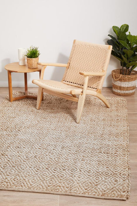 Nadora Natural Diamond Handbraided Jute Rug, Rugs, Ozark Home 