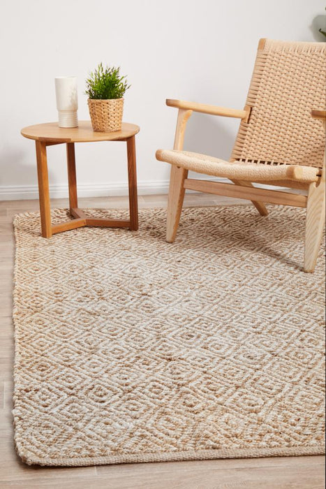 Nadora Natural Diamond Handbraided Jute Rug, Rugs, Ozark Home 