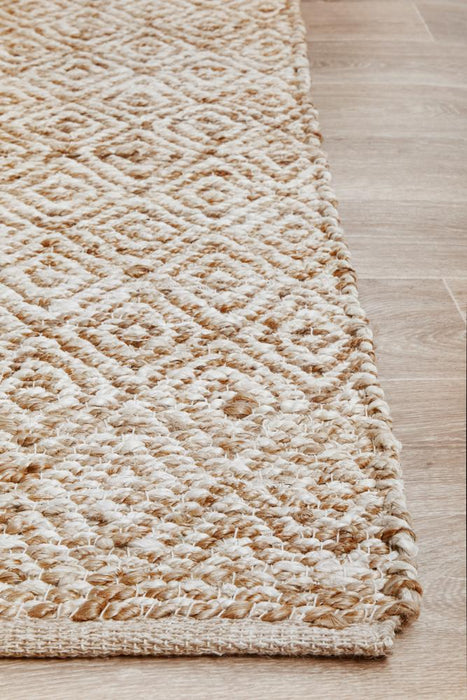 Nadora Natural Diamond Handbraided Jute Rug, Rugs, Ozark Home 