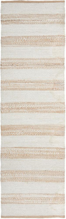 Nadora Natural & White Stripe Handbraided Jute Rug, Rugs, Ozark Home 