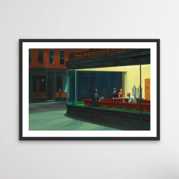 Nighthawks 1942 by Edward Hopper - Mid Century Art Print