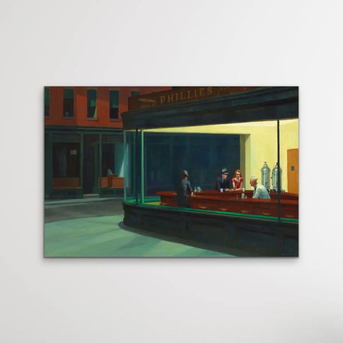 Nighthawks 1942 by Edward Hopper - Mid Century Art Print