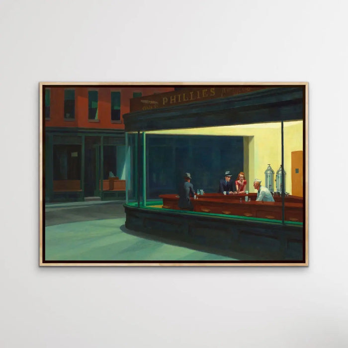 Nighthawks 1942 by Edward Hopper - Mid Century Art Print