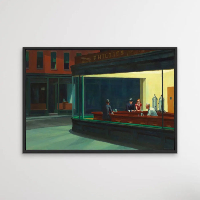 Nighthawks 1942 by Edward Hopper - Mid Century Art Print