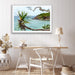 Noosa Beach - Pandanus and Ocean Sunshine Coast Photographic Art Print, Wall Art, Ozark Home 