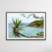 Noosa Beach - Pandanus and Ocean Sunshine Coast Photographic Art Print, Wall Art, Ozark Home 