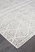 Oren White & Grey Bohemian Lattice Stripe Contemporary Runner Rug, Rugs, Ozark Home 