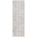 Oren White & Grey Bohemian Lattice Stripe Contemporary Runner Rug, Rugs, Ozark Home 