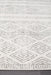 Oren White & Grey Bohemian Lattice Stripe Contemporary Runner Rug, Rugs, Ozark Home 