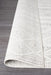 Oren White & Grey Bohemian Lattice Stripe Contemporary Runner Rug, Rugs, Ozark Home 