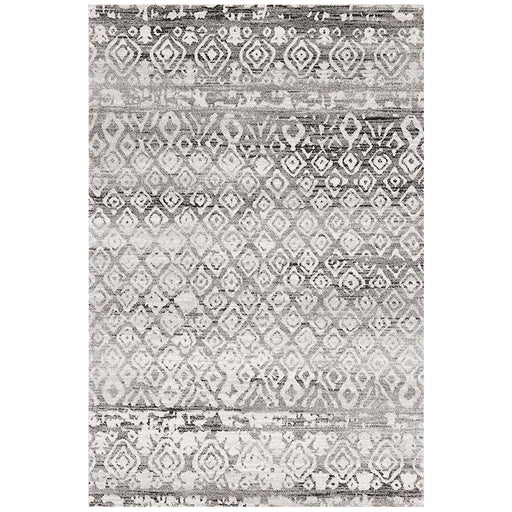 Oren Dark Grey Bohemian Combined Diamond Pattern Contemporary Rug, Rugs, Ozark Home 