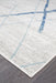 Oren White & Blue Bohemian Diamond Stroke Contemporary Runner Rug, Rugs, Ozark Home 