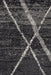 Oren Charcoal Round Bohemian Diamond Stroke Contemporary Rug, Rugs, Ozark Home 