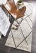 Oren White & Grey Bohemian Diamond Stroke Contemporary Runner Rug, Rugs, Ozark Home 