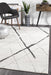 Oren White & Grey Bohemian Diamond Stroke Contemporary Rug, Rugs, Ozark Home 