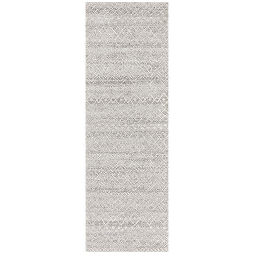 Oren Grey Rustic Combined Tribal Pattern Contemporary Runner Rug, Rugs, Ozark Home 